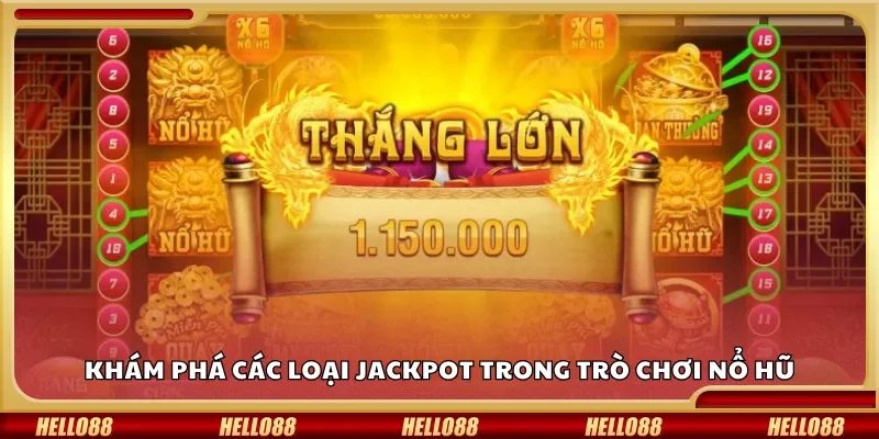 Khám phá các loại jackpot trong trò chơi nổ hũ
