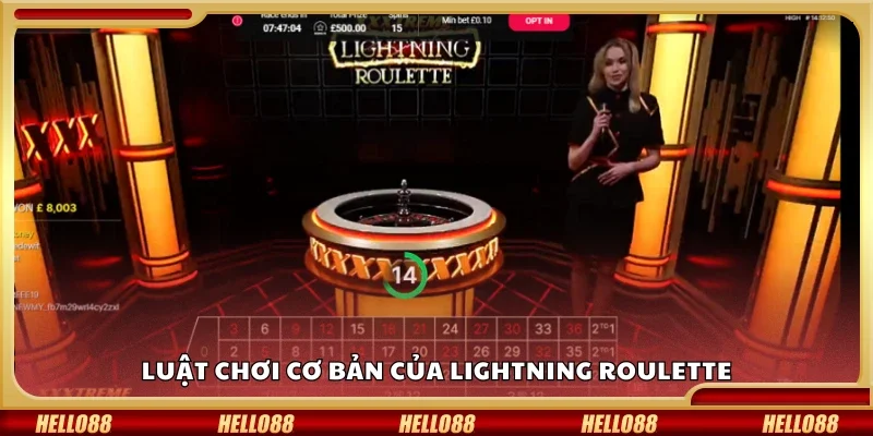 Khám phá luật chơi cơ bản của Lightning Roulette
