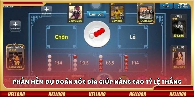 Phần mềm dự đoán xóc đĩa giúp nâng cao tỷ lệ thắng
