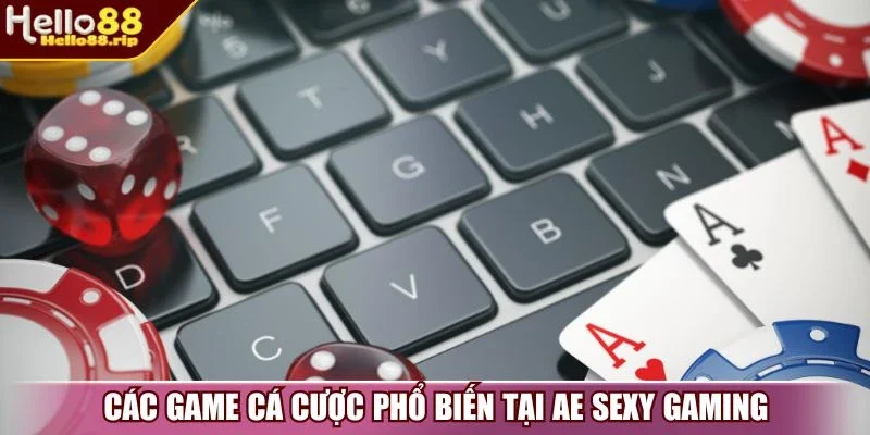 Các game cá cược phổ biến tại AE Sexy Gaming