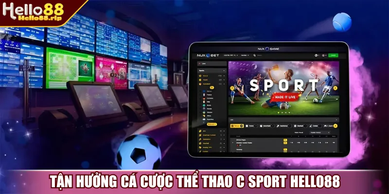 Tận hưởng cá cược thể thao C Sport Hello88