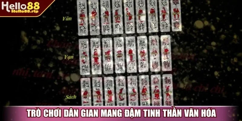 Trò chơi dân gian mang đậm tinh thần văn hóa