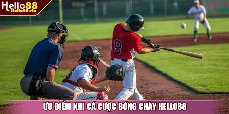 Ưu điểm khi cá cược bóng chày Hello88